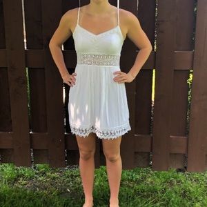 Cute white summer dress